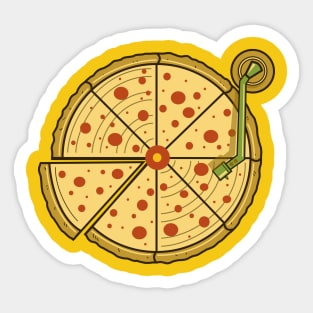 Pizza Vinyl Sticker